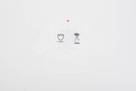 CHEVY NO STUPIDロゴ 5.6オンス 3/4スリーブ Tシャツ