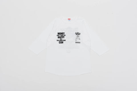 CHEVY MONEY ロゴ 5.6オンス 3/4スリーブTシャツ