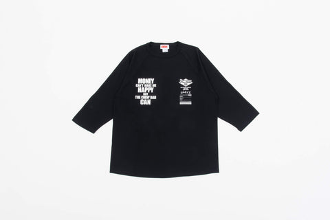 CHEVY MONEY ロゴ 5.6オンス 3/4スリーブTシャツ
