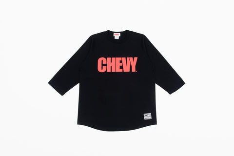 CHEVY フロント ロゴ 5.6オンス ラグラン 3/4スリーブTシャツ